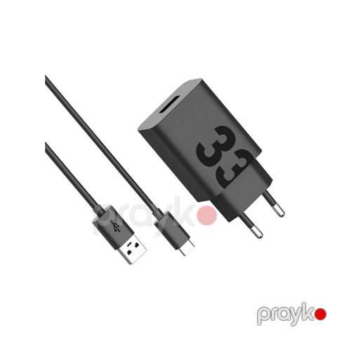 Charger Usb-c Moto 33W + Cable-C Turbo Power Black — Bakı