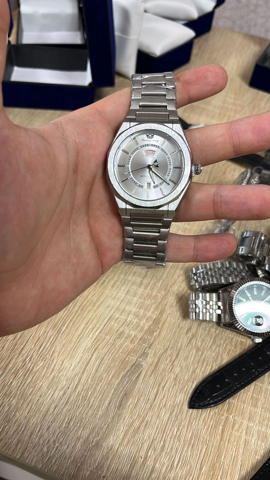 Yeni, Qol saatı, Rolex, rəng - Qızılı — Qol saatları, Salyan (6)