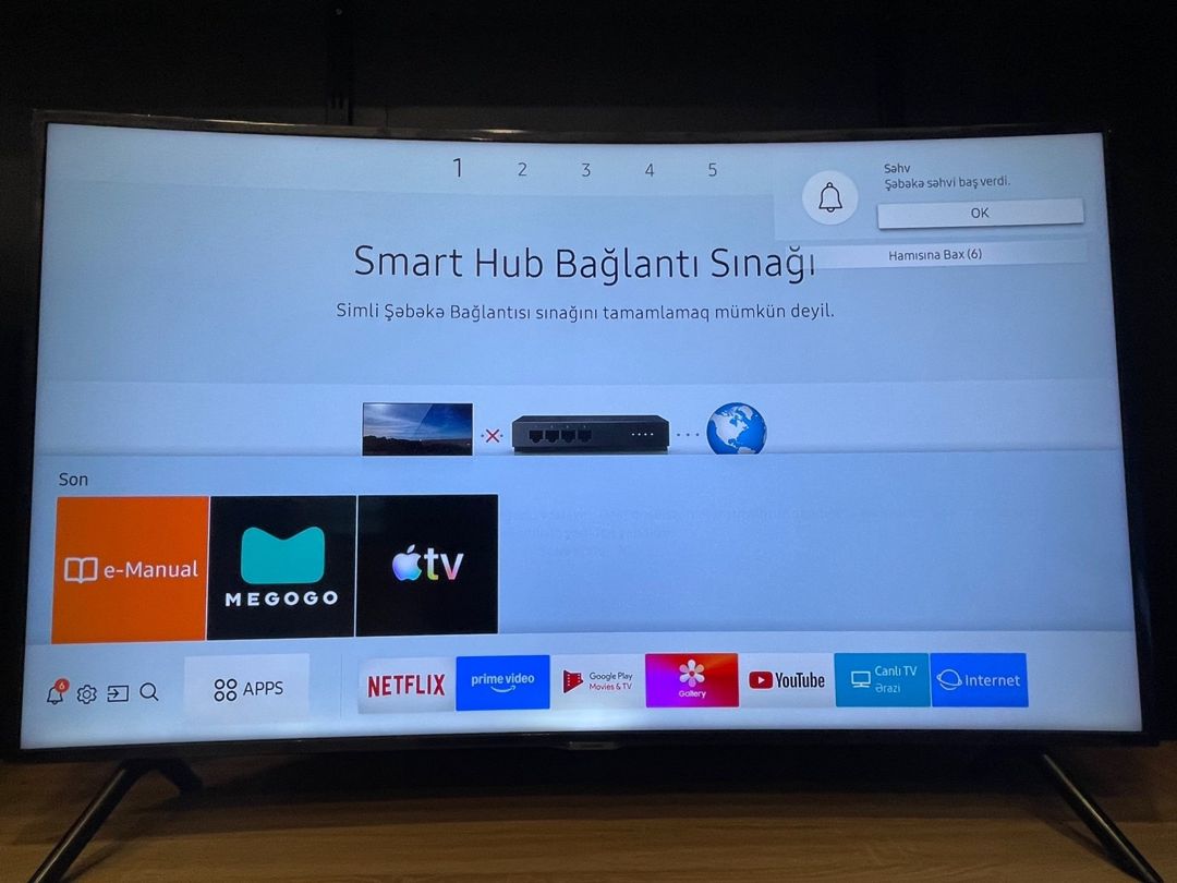Televizor Samsung Curved — Elektronika, Bakı (2)