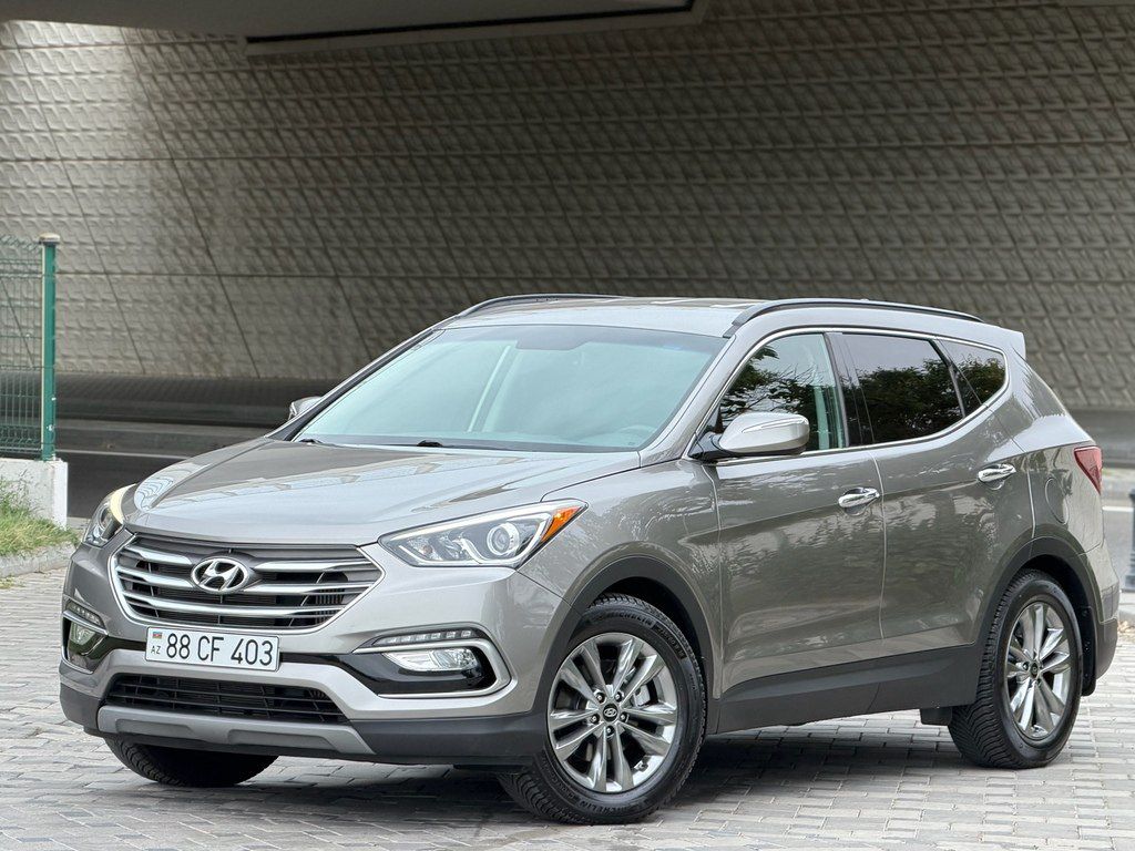 Hyundai Santa Fe, 2.0 L, 2018 il, 35 000 km — Avtomobillər, Bakı (4)