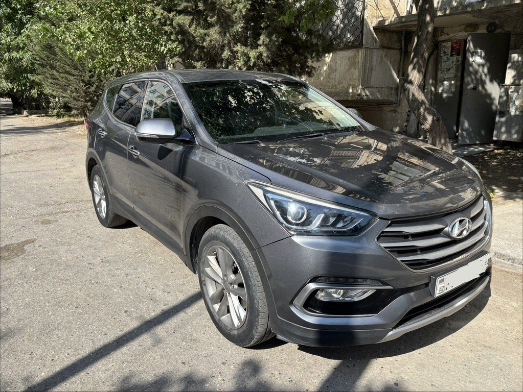 Hyundai Santa Fe, 2.0 L, 2015 il, 184 000 km — Avtomobillər, Bakı (2)