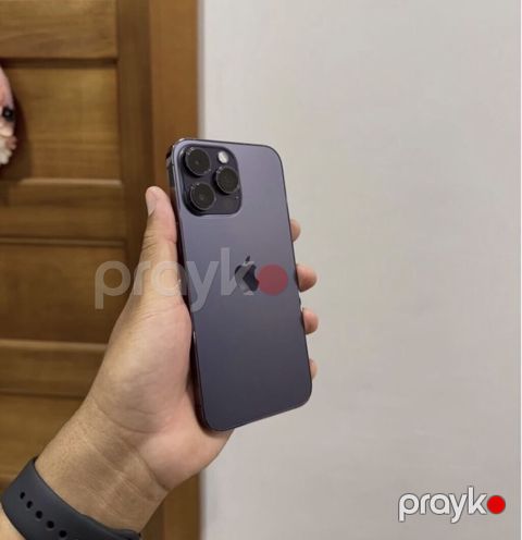 IPhone 14 Pro, 128 GB, Deep Purple, Zəmanət, Simsiz şarj, Face ID