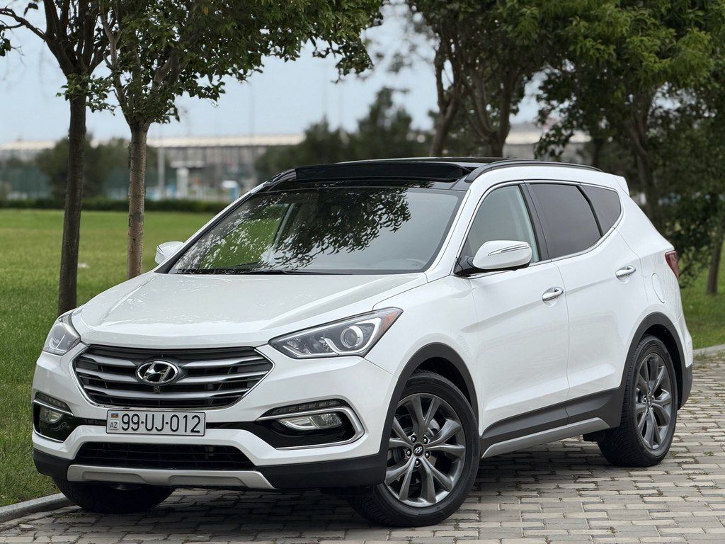 Hyundai Santa Fe, 2.0 L, 2017 il, 109 000 km — Avtomobillər, Bakı (3)