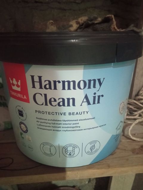 Tikkurila Harmony Clean Air – daxili məkanlar üçün hava təmizləyən — Digah