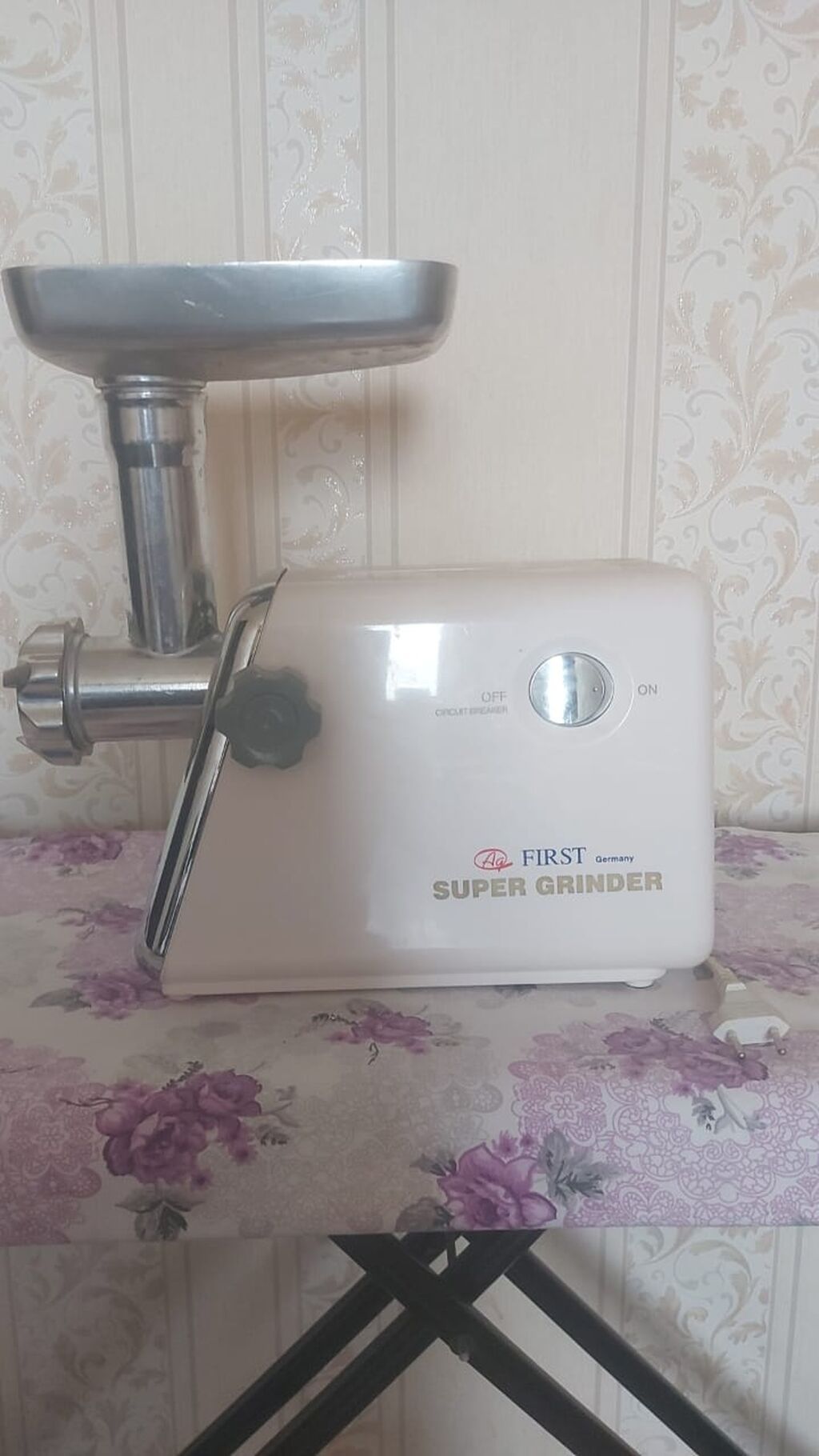 Fırst Germany Super Grinder elektrik ətçəkən - Güclü elektrik — Mətbəx texnikası, Qobu (2)