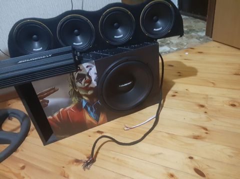 Soundmax avtomobil audio dəsti - 1 ədəd Soundmax sabvufer qutuda — Sumqayıt