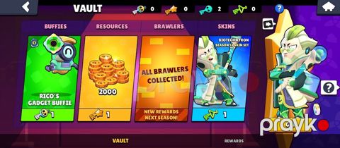 Brawl Stars oyunu üçün yüksək səviyyəli oyun hesabı - Profil: “Elgün — Naxçıvan