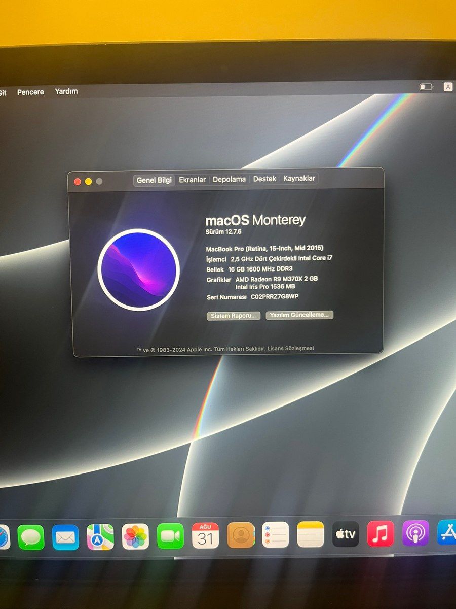 Apple Macbook Pro — Elektronika, Bərdə (4)