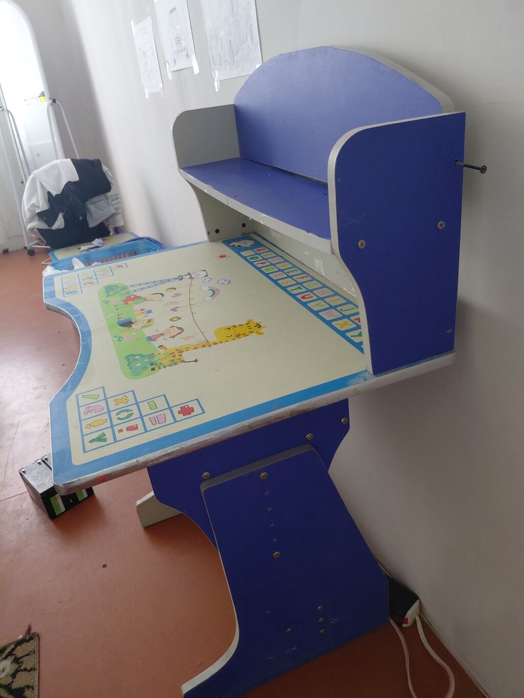 Uşaq üçün masa və stul dəsti Uşaq üçün yazı masası və stul dəsti yeni — Mebel, Bakı (6)