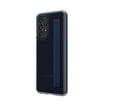 Keys Samsung Galaxy A33 5G Slim Strap Clear View (Qara) — Bakı