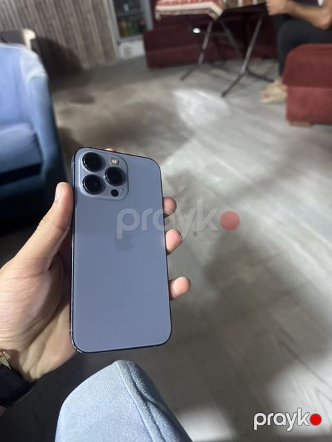 IPhone 13 Pro, 128 GB, Sierra Blue, Zəmanət, Simsiz şarj, Face ID