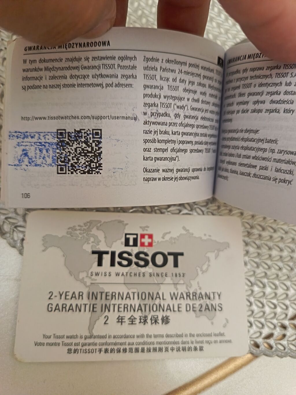 Tissot mexaniki qol saatı Orijinal Tissot sənədləri ilə. Başı çıxan — Qol saatları, Qobu (6)