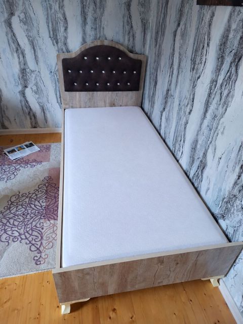 Yeni, Təknəfərlik çarpayı, Bazasız, Matras ilə, Siyirməsiz — Digah