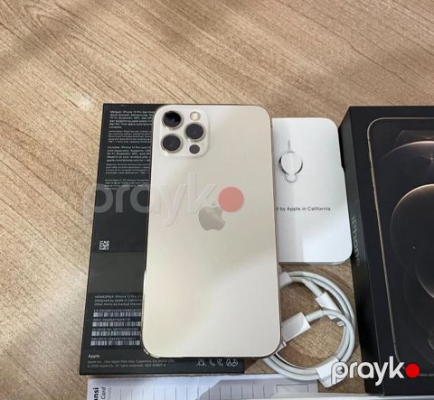 IPhone 12 Pro, 256 GB, Qızılı, Zəmanət, Simsiz şarj, Face ID