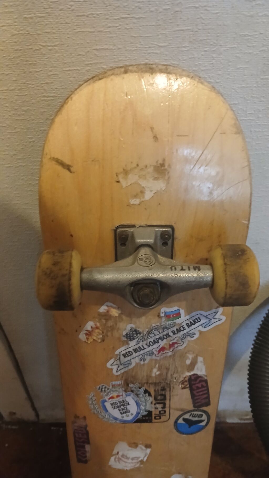 Skateboard – tam dəst - Taxta: klassik 7 qat ağac gövdə, yuxarıda — Skeytbordlar, Bakı (3)