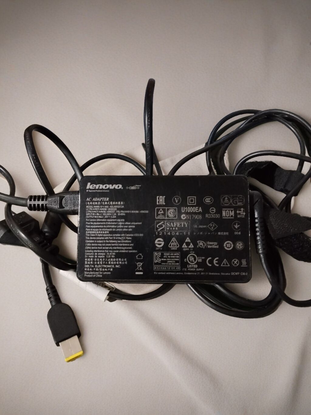 Lenovo noutbuk adapteri (AC Adapter) - Brend/model: Lenovo, Model — Elektronika, Bakı (2)