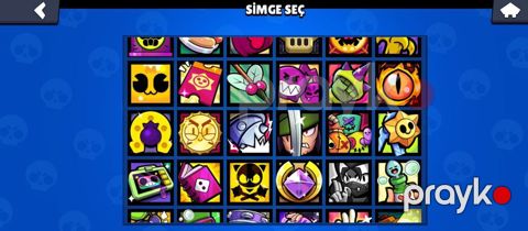 Brawl Stars hesabı – geniş simge kolleksiyası super Təsvir