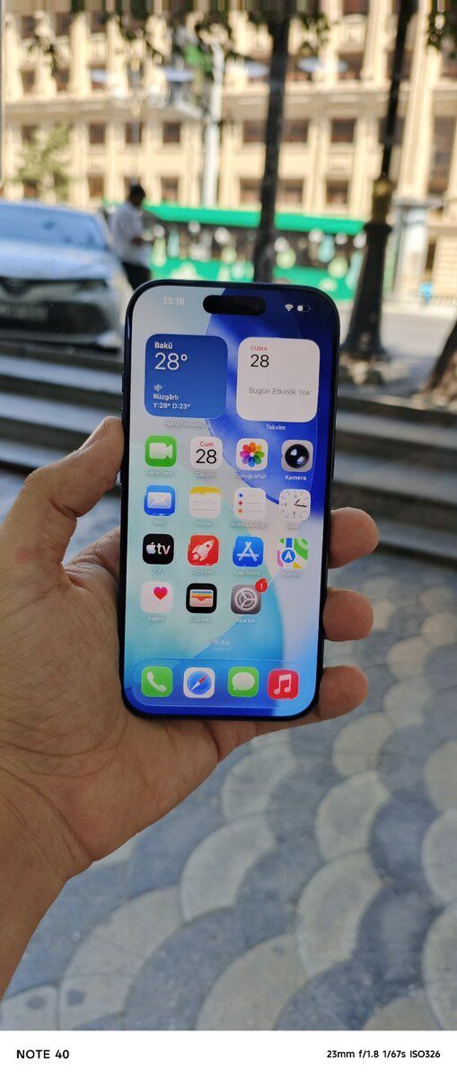 Apple iPhone 17 Pro Deep Blue 256GB/12GB — Smartfonlar, Bakı (2)