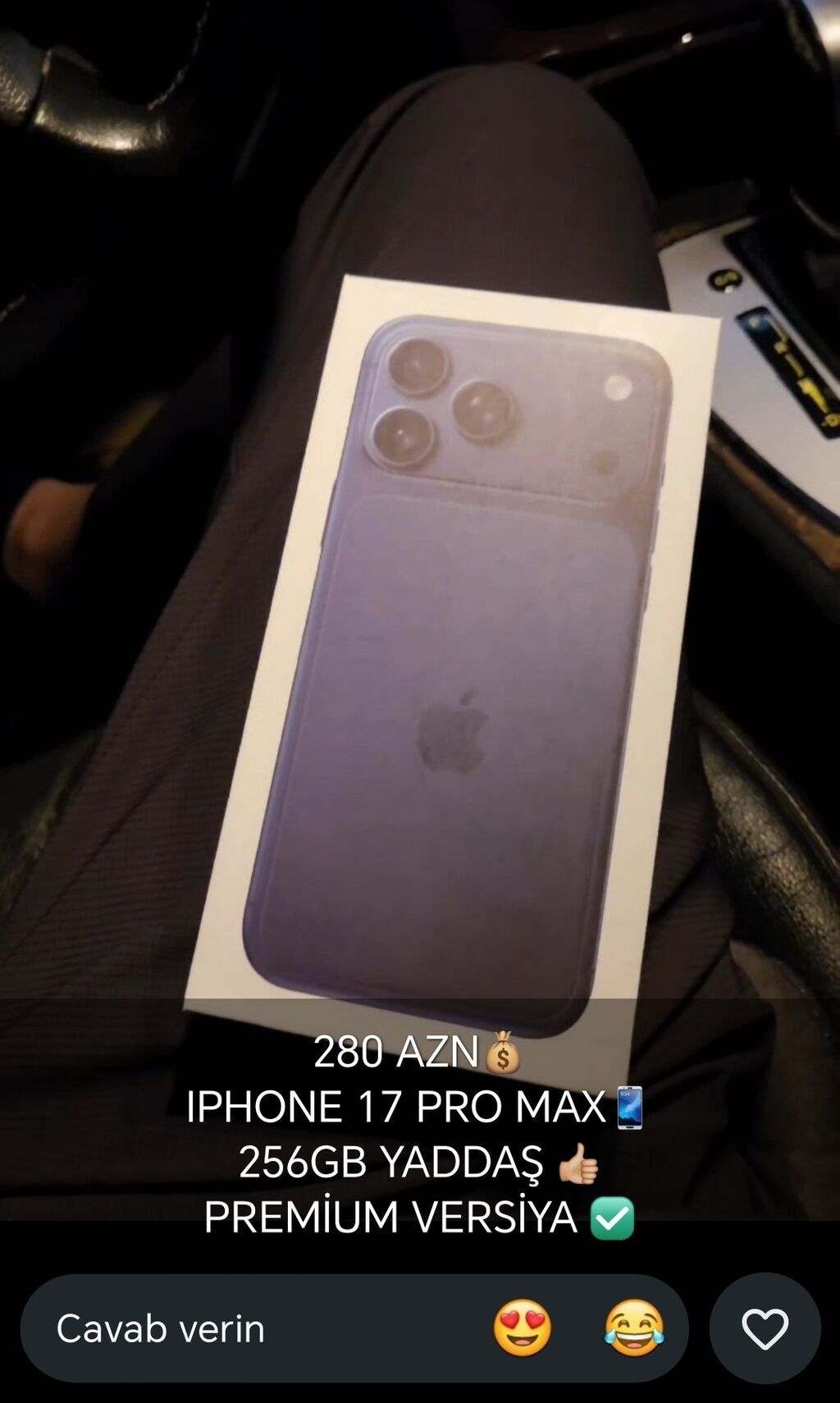 IPhone 17 Pro Max, 256 GB — Apple iPhone, Bakı