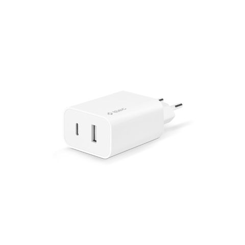 Smart Charger Duo Ttec 1USB + 1USB-C 2.4A WHite (2SCS25B)