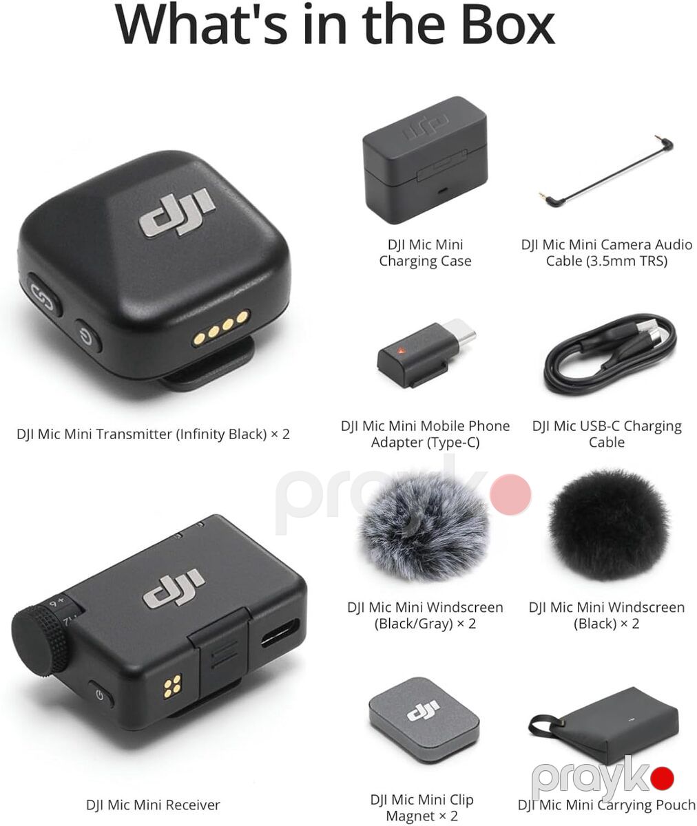 DJI Mic Mini (2TX +1RX+ Charging Case) — Səs texnikası, Bakı (8)