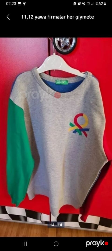 Benetton uşaq sviteri - Uyğun yaş: 11-12 yaş - Brend: United Colors