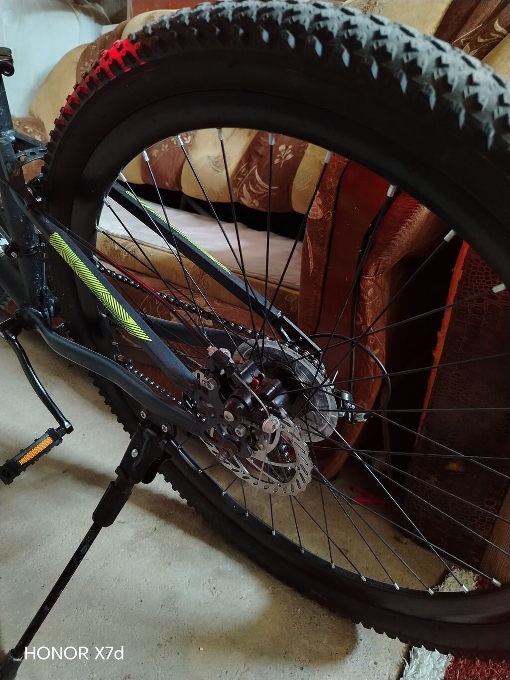 Dağ velosipedi – 27.5” təkərlər, disk əyləclər 20 gündür alınıb günəş — Dağ velosipedləri, Bakı (4)