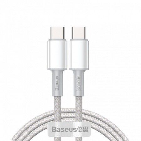 Baseus Type-c↔type-c Kabel 1M Densıty 100W White — Bakı