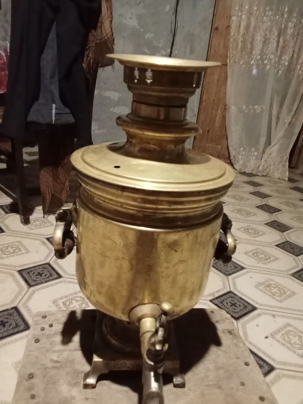 Qədim samovar, 1800 il, Mis, Vəziyyəti: Yaxşı — İdman, hobi, istirahət, Goranboy (8)
