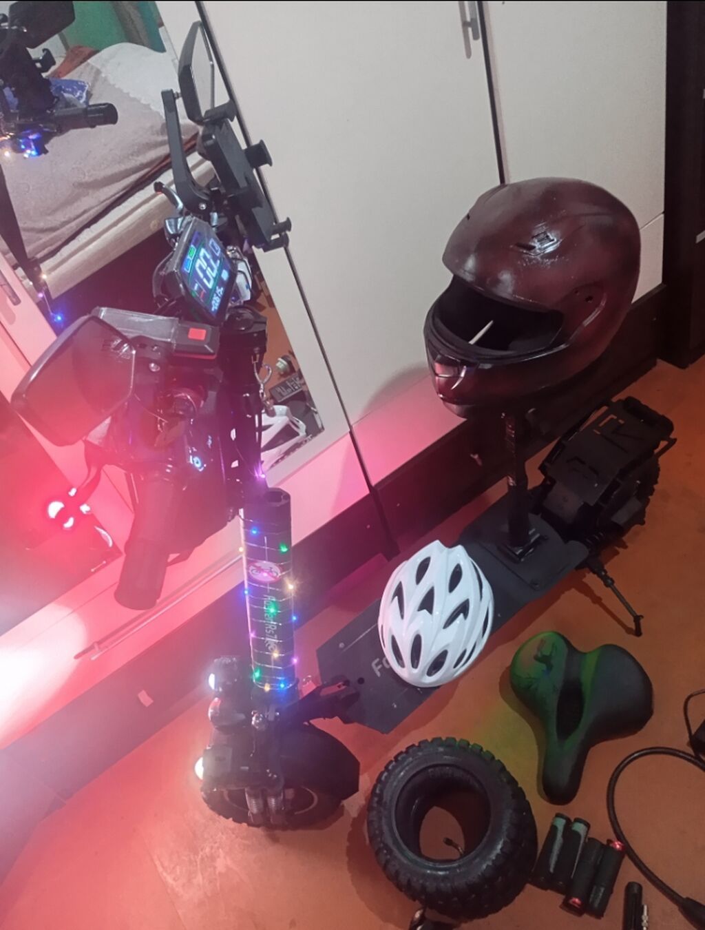 Yeni FasTer Rs7 Skuter Elektrik skuter – güclü işıqlandırma və rahat — İdman, hobi, istirahət, Digah (10)