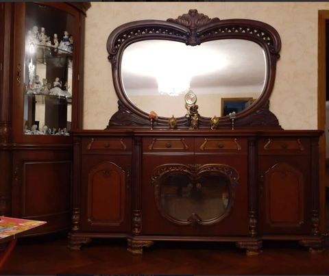 Klassik üslubda qonaq otağı üçün taxta mebel dəsti - Material — Bakı