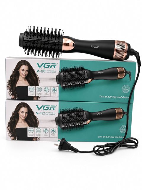 VGR V-492 Professional Hot Air Brush - 3-ü 1-də quruducu və fırça — Bakı