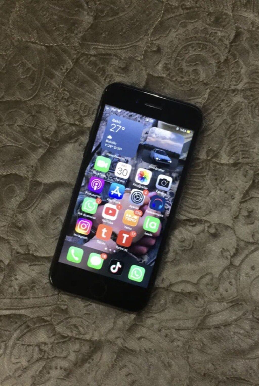 IPhone 7, 32 GB, Qara, Face ID — Apple iPhone, Naftalan (2)