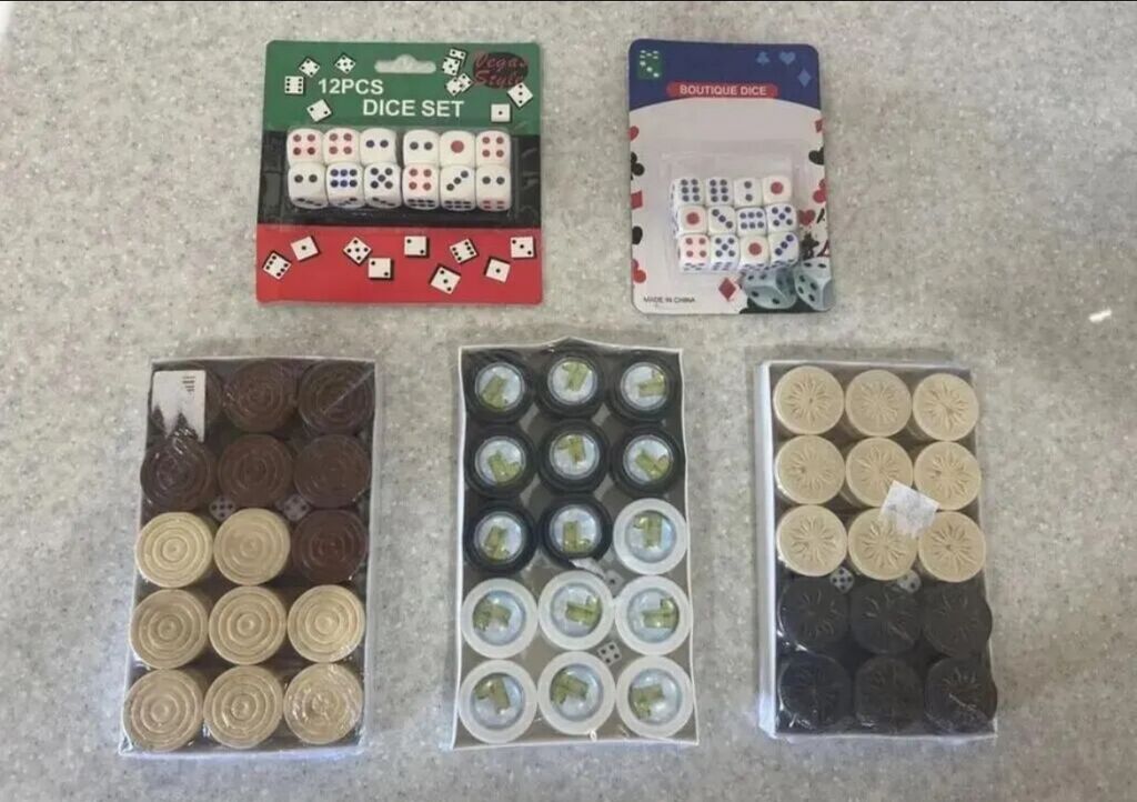 Stolüstü oyunlar dəsti – domino, loto və zərlər - Domino: Taxta — İdman və istirahət, Bakı (4)