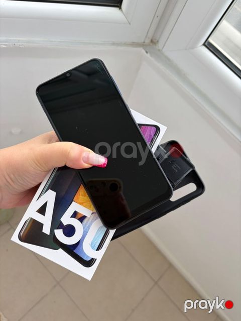 Samsung Galaxy A50, 64 GB, rəng - Mavi, Barmaq izi