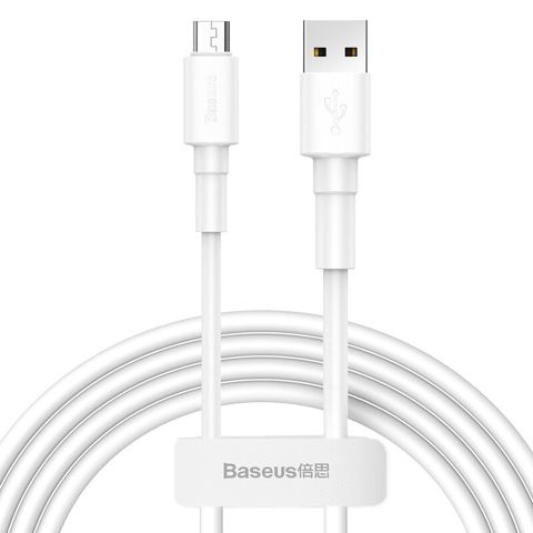 Baseus Usb↔mıcro Kabel 1M Mını White — Bakı