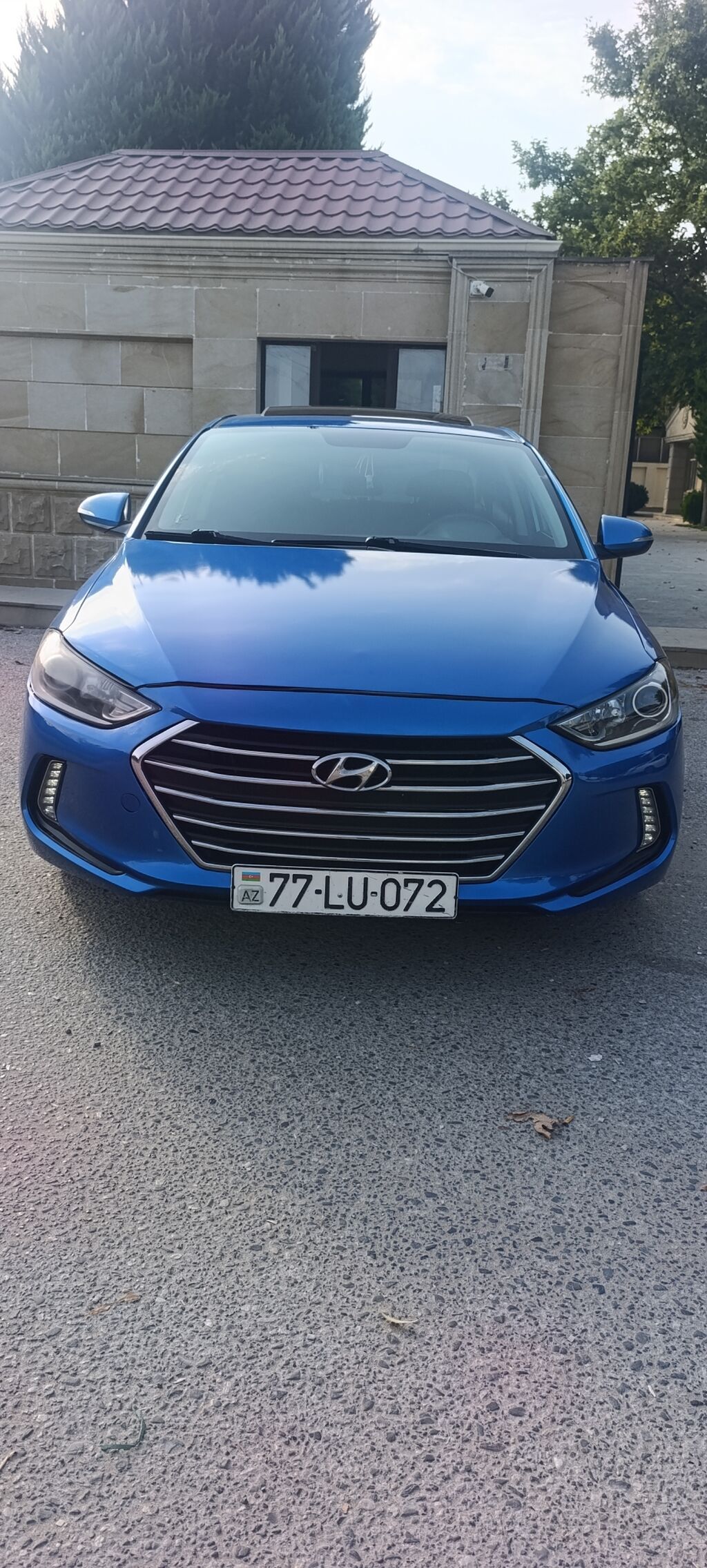 Hyundai Elantra sedan – mavi rəng, Azərbaycanda dövlət qeydiyyat — Avto, Digah (3)