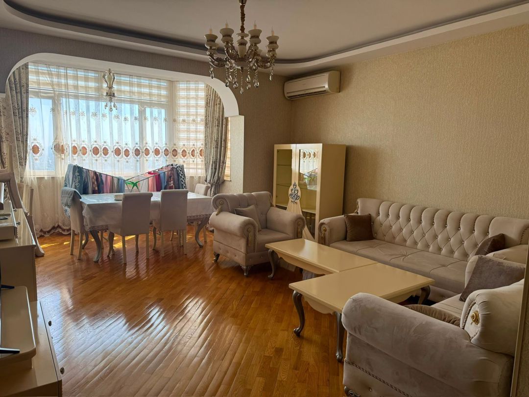 3-otaqlı yeni tikili kirayə verilir, İnşaatçılar m., 120 m² — Mənzil, Bakı (2)