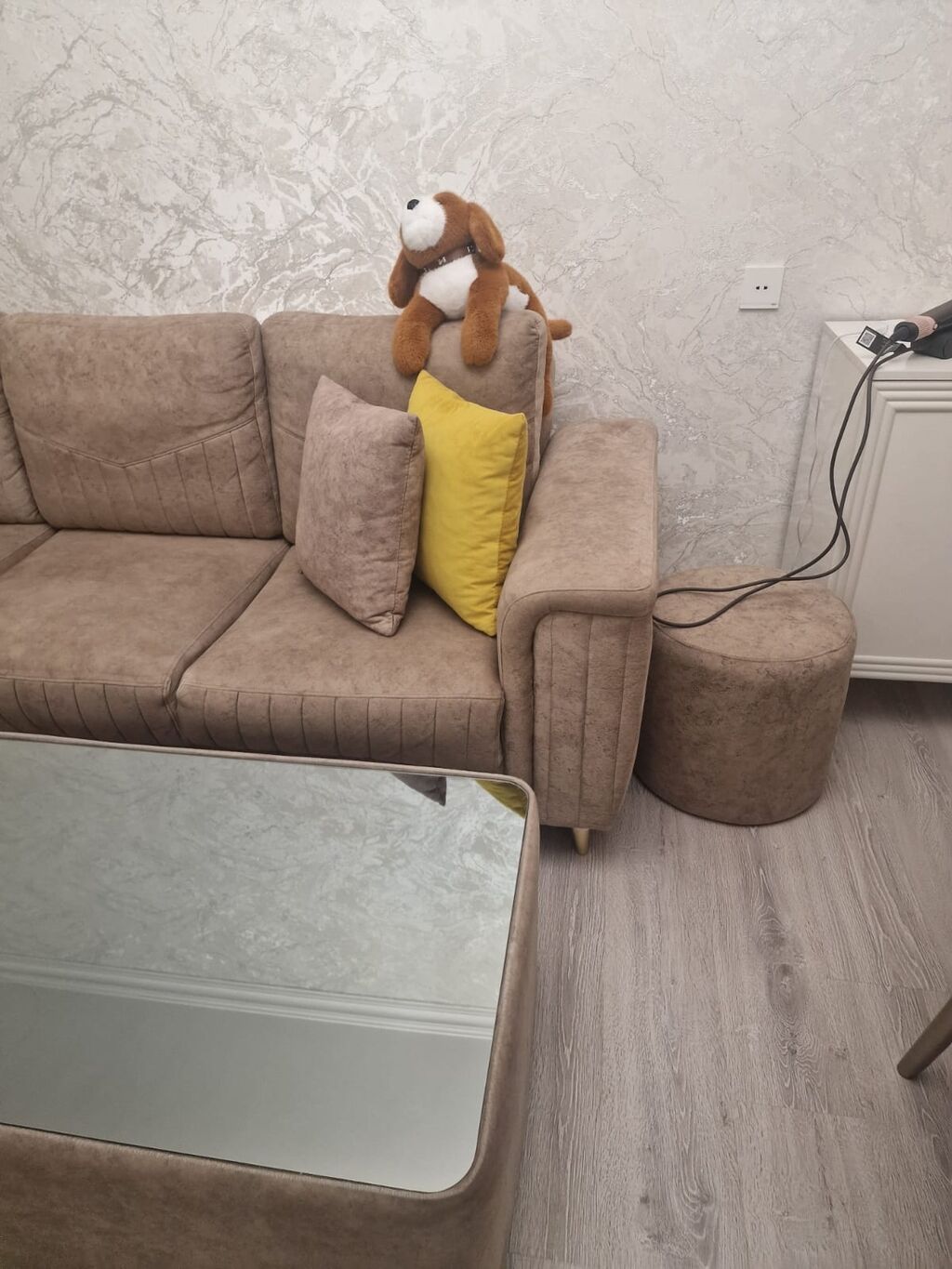 İşlənmiş, Künc divan, Qonaq otağı üçün, Açılmayan — Mebel, Bakı (4)