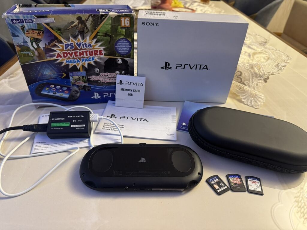 Sony PlayStation Vita Slim (PS Vita 2000) Adventure Mega Pack – Wi‑Fi — Elektronika, Bakı (2)