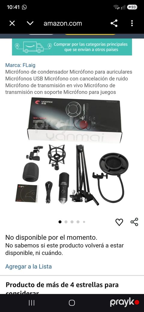 Yanmai Q10/Q10-B Professional Streaming Microphone Kit 2eded məhsul