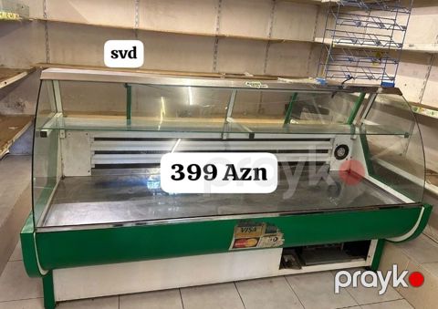 Vitrin tipli soyuducu – mağaza və iaşə obyektləri üçün. - Ölçü