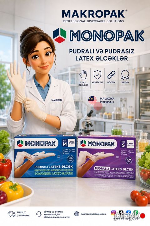 Bir seçim yox, iki seçim — Monopak keyfiyyəti Monopak pudralı və — Masazır