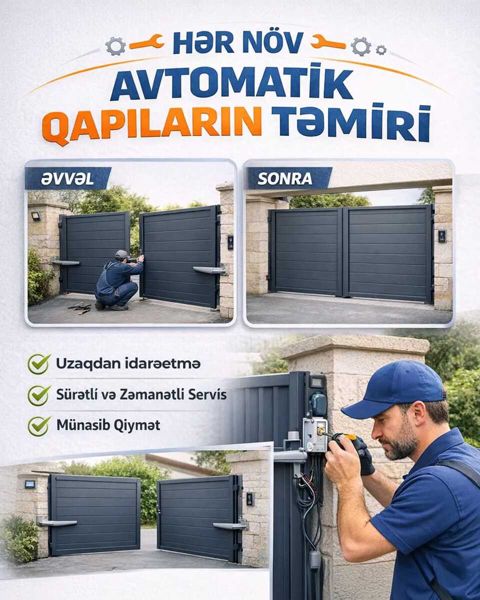 ASM-DooR Avtomatik qapı mühərriklərin təmiri — Bakı