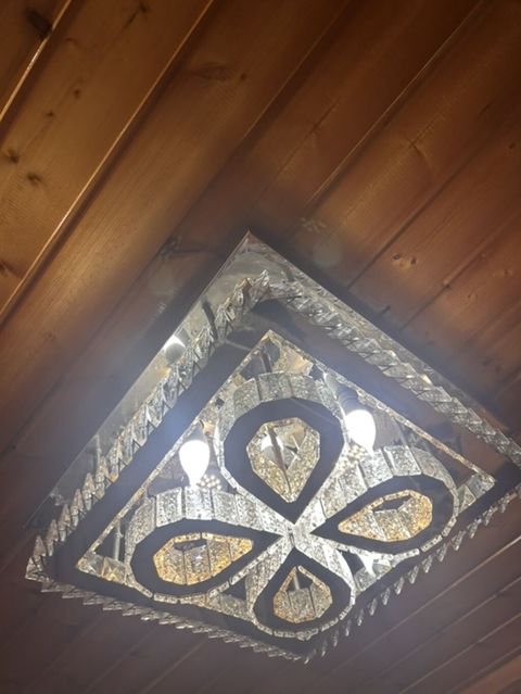 Çılçıraq, 4 lampa, Xrustal — Lənkəran