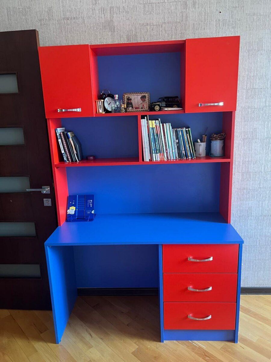 Gənc otağı mebeli — Maşınlar motiflı mebel dəsti — Uşaq otağı, Bakı (5)