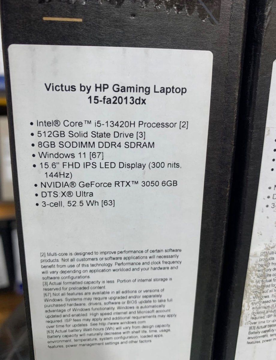 HP Victus Gaming Laptop 15-FA1408XT — Elektronika, Bakı (3)