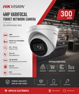 Hıkvısıon 4MP Motorlu Zoom IP Kamera — Impulse Electronics