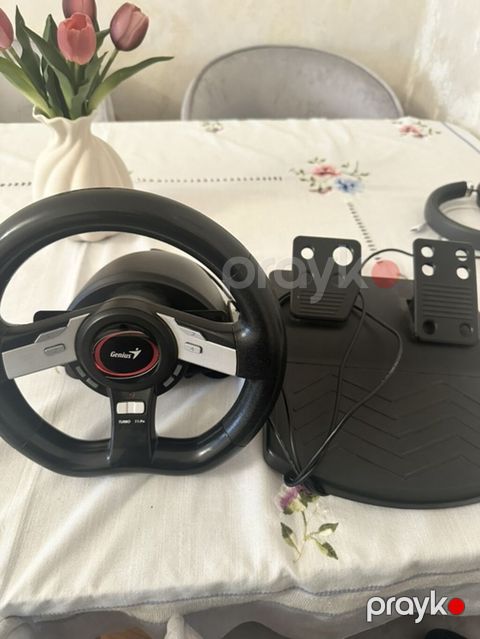 Genius yarış sükanı və pedallar dəsti - Marka/model: Genius sükan + — Digah
