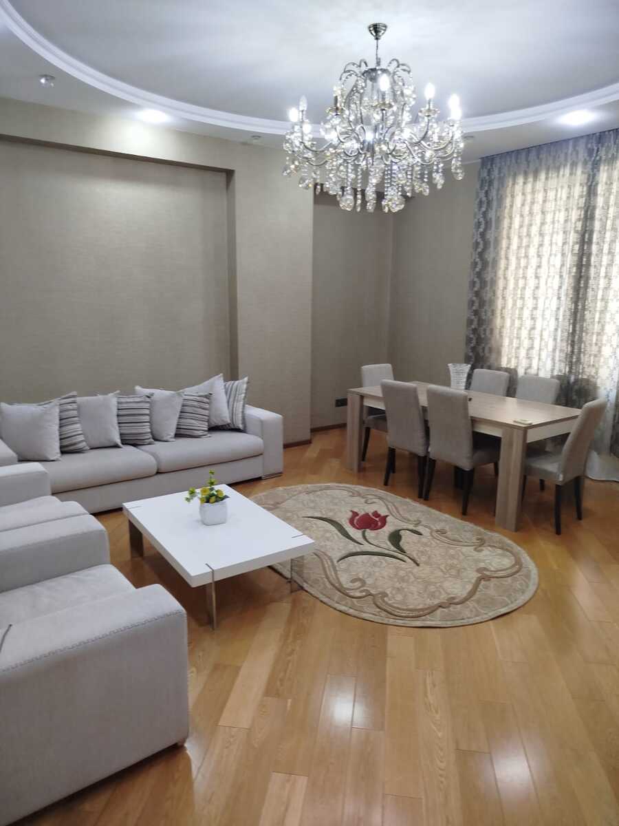 İcarəyə verilir 3 otaqlı yeni tikili 129 m² — Mənzil, Bakı (2)